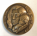 Pro Patria / Pro Humanitate, Joseph E. Renier (American, Union Hill, New Jersey 1887–1966 New York), Bronze